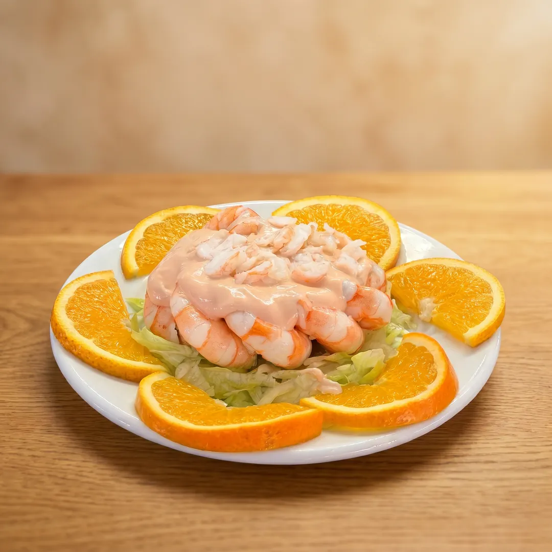 Cóctel de gambas