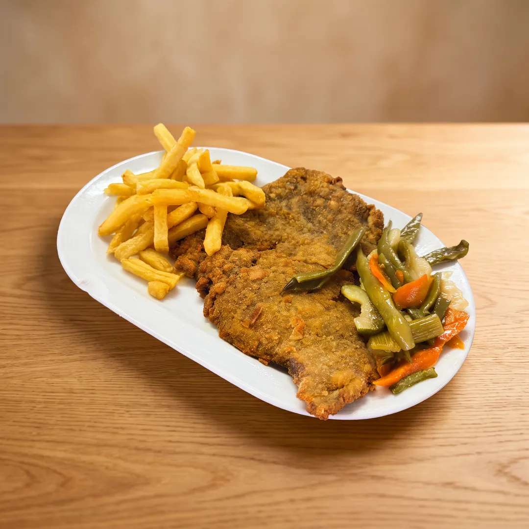 Escalope de ternera milanesa