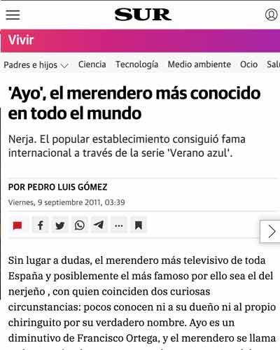'Ayo', el merendero más conocido en todo el mundo
