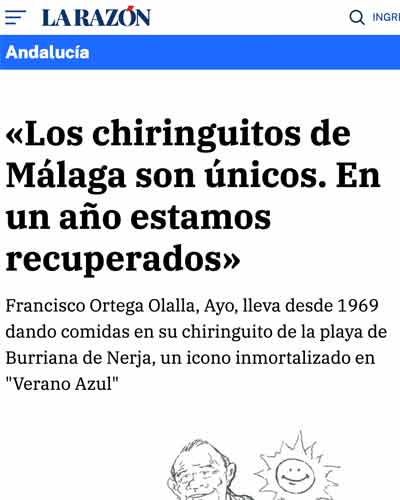 Los chiringuitos de Málaga son únicos. En un año estamos recuperados
